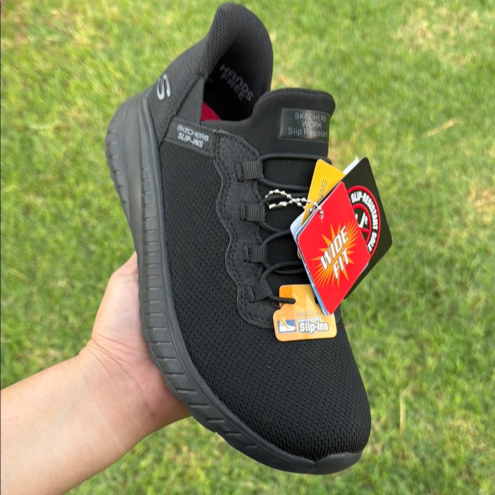 Skechers Hands Free Slip-ins Work Squad Chaos